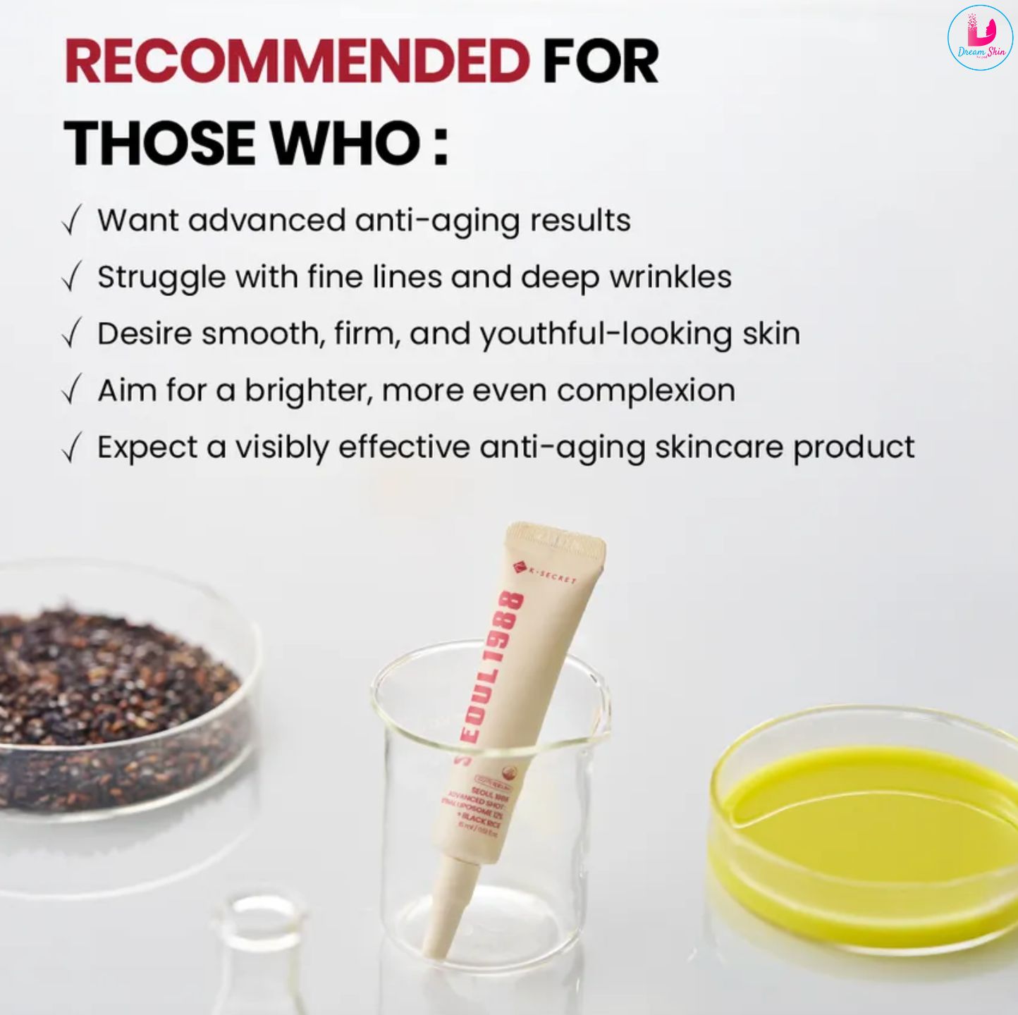 KSECRET SEOUL 1988 Advanced Shot Retinal Liposome 12% + Black Rice [15ml]